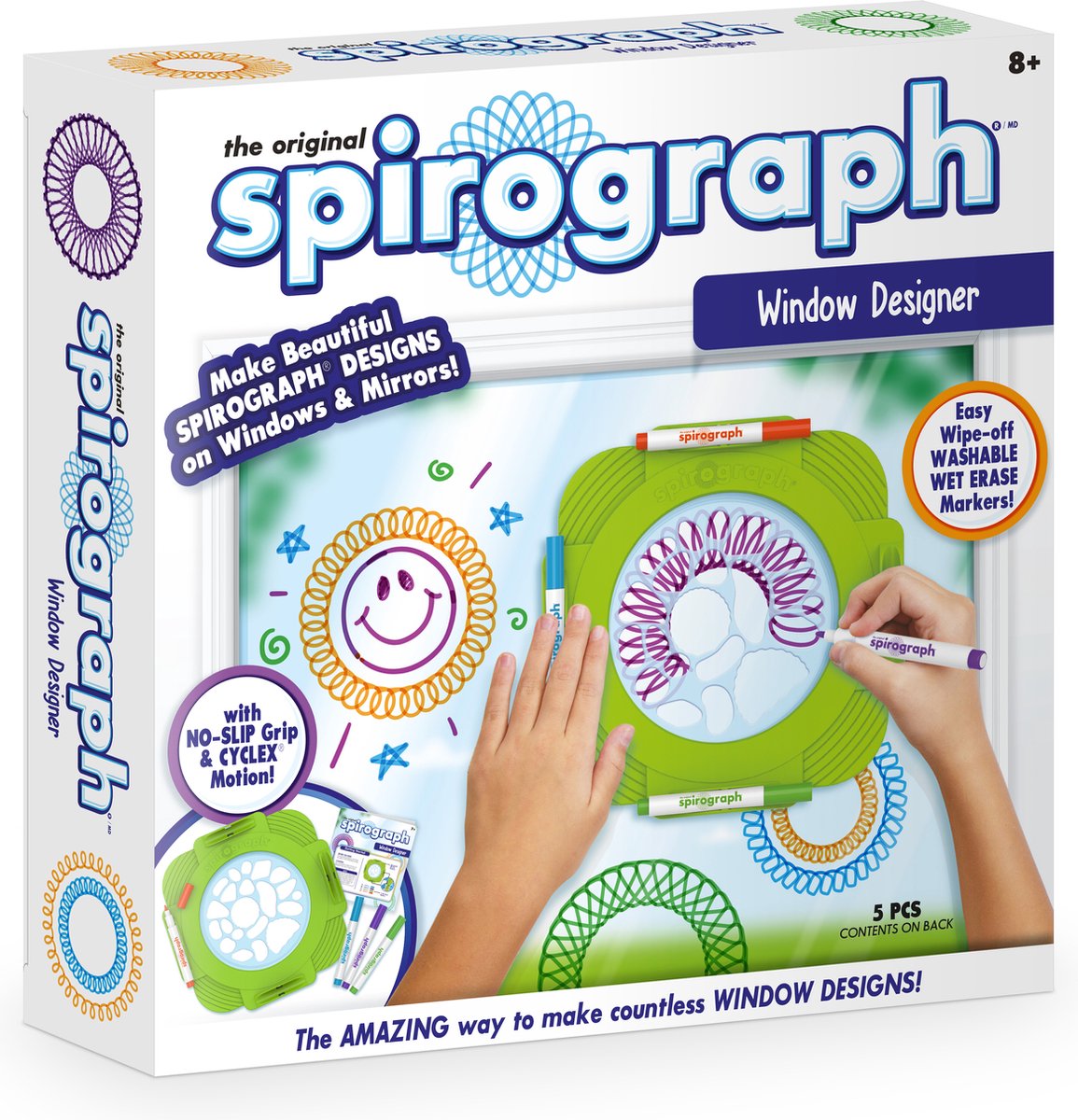 Boti Spirographenfenster Designer Farbset