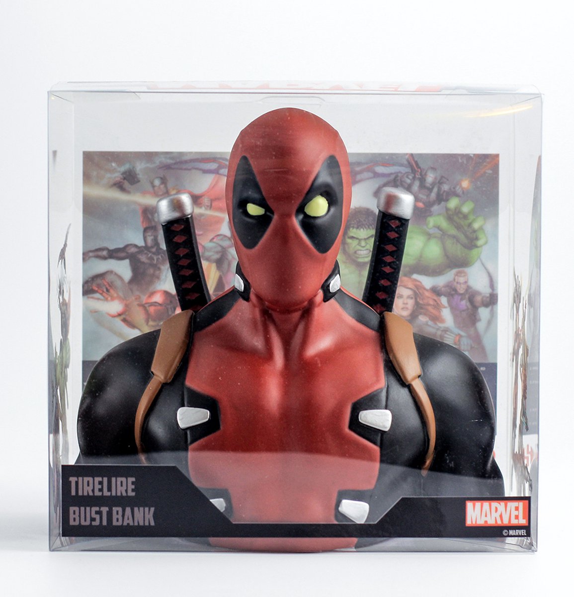 Marvel - deadpool deluxe coin bank