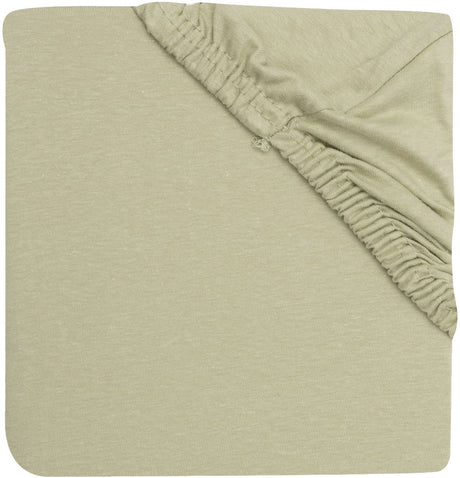 Jollein hoeslaken ledikant - 70 75x140 150cm - jersey - soft matcha
