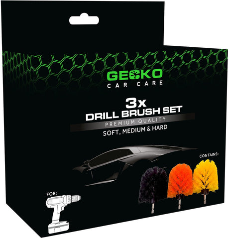Gecko car care gecko boorborstels 3 stuks