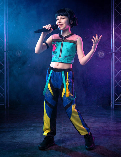 Rubies nl - zoey kpop demon hunter kostuum voor meisjes - 122 128 (7-8 jaar) 122 128