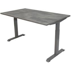 Schreibtisch euroseats graues Betonmetall