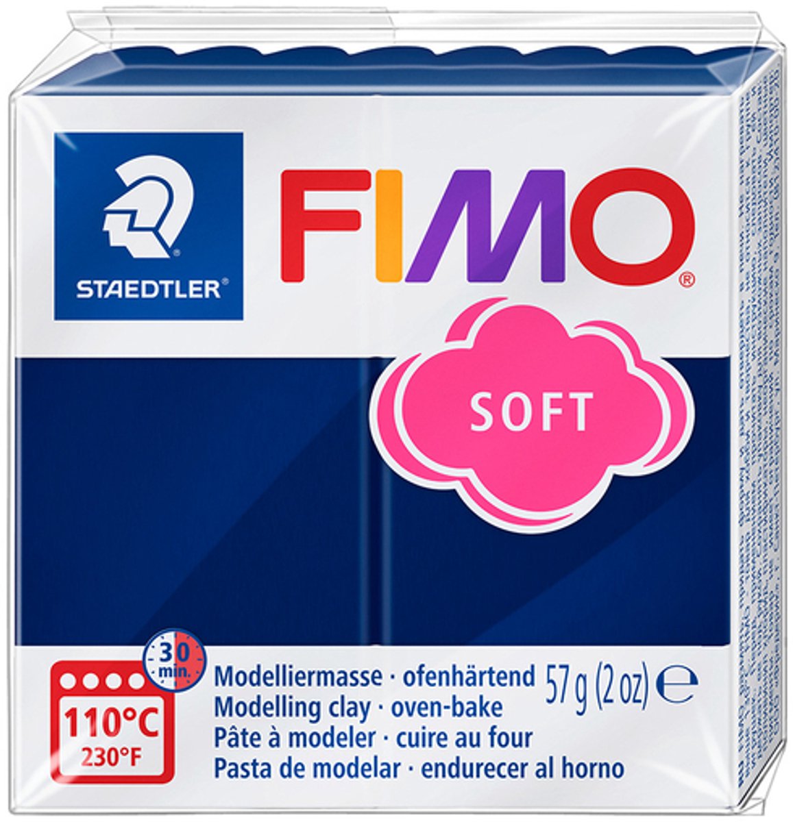 Fimo weiche Modelliermasse 57 g Windsorblau