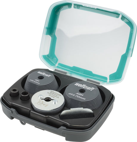 Wolfcraft - Zubehörset zum Vergrößern von Löchern 3-teilig - 5953000
