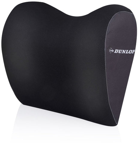 Dunlop neksteun - nekkussen autostoel - 100% memory foam - universele pasvorm - zwart
