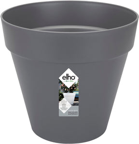 Elho Loft Urban Round 30 – Blumentopf für den Außenbereich – ø 28,5 x H 26,0 cm – Anthrazit