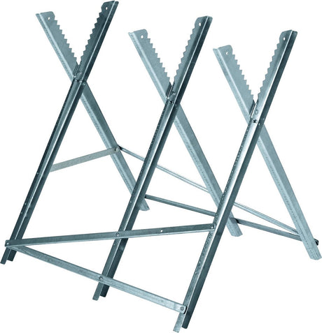 Einhell Sägebock - max. Belastung: 150 kg - Länge: ca. 80 cm - faltbar - max. Durchmesser der Holzscheite: ø30 cm - 3 Arbeitshöhen: 60, 64 und 68 cm