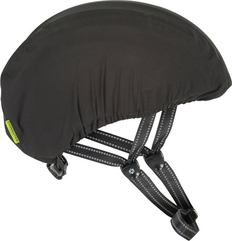 Agu commuter - regenhelmhoes - helmhoes waterdicht - winddicht - ademend poray 10.000 - reflecterend - verstelbaar trekkoord - compact opbergbaar - zwart
