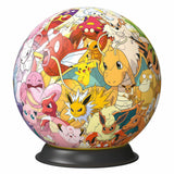 Ravensburger 3D-Puzzleball Pokémon-Figuren, 54 Teile.