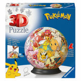 Ravensburger 3D-Puzzleball Pokémon-Figuren, 54 Teile.