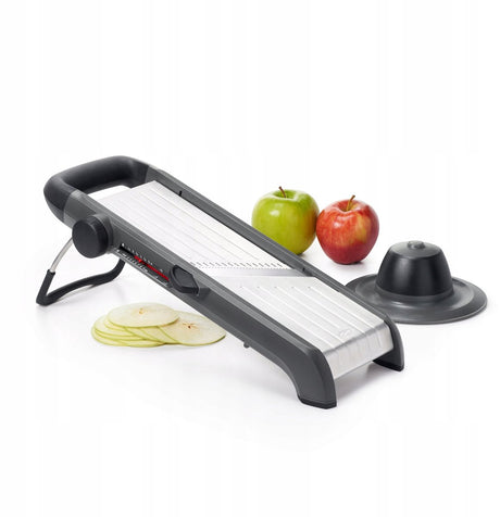 Oxo - Mandoline Chef 2.0 - Küchenschneider - Gemüseschneider - mit Restehalter