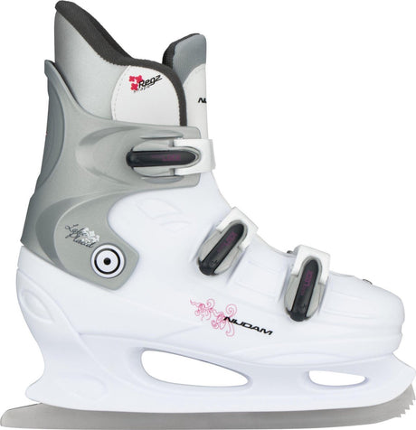 Nijdam Eiskunstlauf – Grace Glider – Hardboot – Weiß Silber – 40