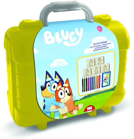 Multiprint Bluey Colors Stamp Koffer Set