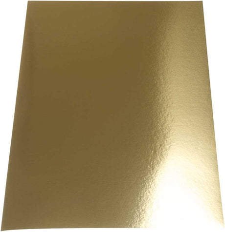 Creativ Company Metallfolienkarton, A4, Blatt 210 x 297 mm, 280 g, Gold, 10 Blatt 1 Karton