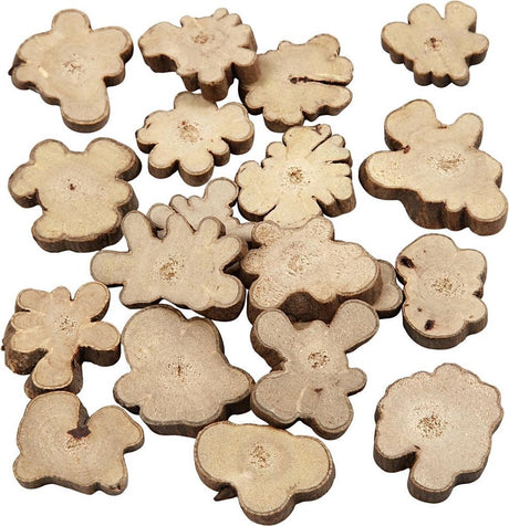 Creativ Company Holzmischung Firguren 15-40 mm 230 gr