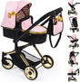 Bayer Design - Kombi-Puppenwagen Neo Vario - Schwarz Roségold