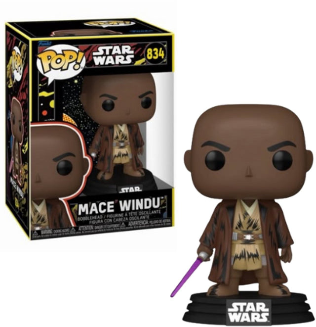 Funko-Pop! Star Wars: Der vierte Mai – Mace Windu (Retro) #834