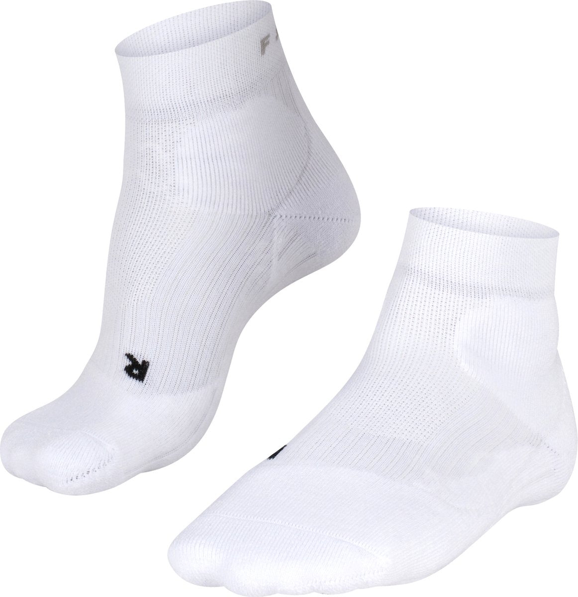 Falke te2 kurze Anti-Blasen-Baumwoll-Funktionsmaterial-Tennissocken Damen weiß - Größe 39-40