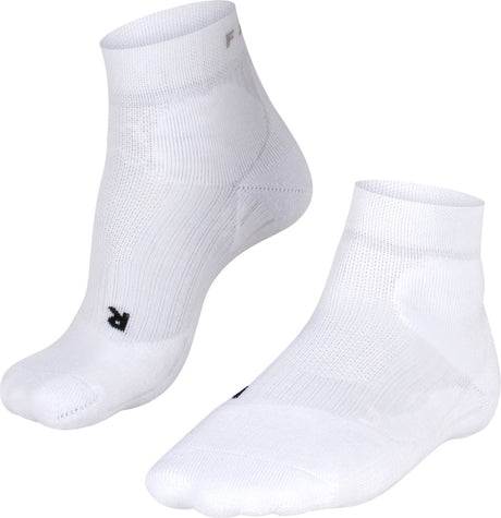 Falke te2 kurze Anti-Blasen-Tennissocken aus Baumwoll-Funktionsmaterial Damen weiß – Größe 35-36
