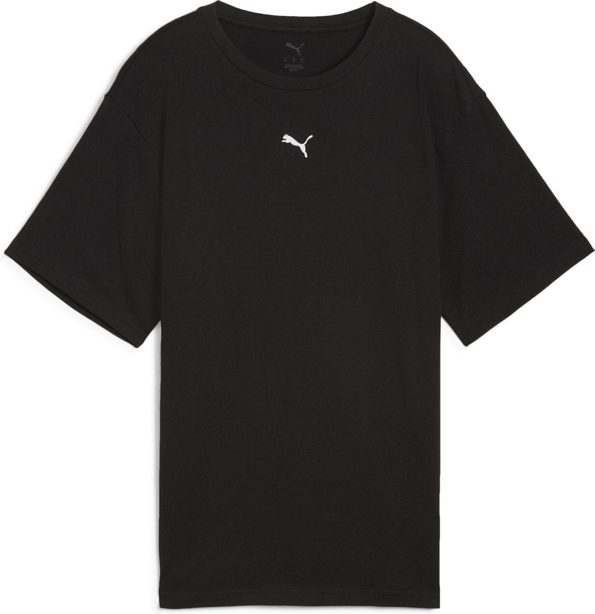 Puma ess relaxed tee dames sportshirt - black