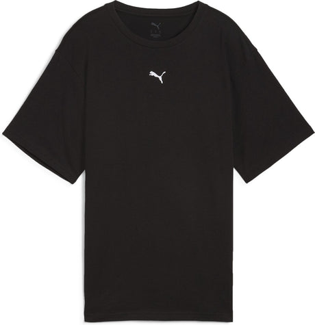 Puma ess relaxed tee dames sportshirt - black xs