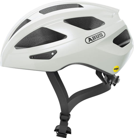 ABUS HELM MACATGOUD MIPS PEARL Weiß M 52-58 cm