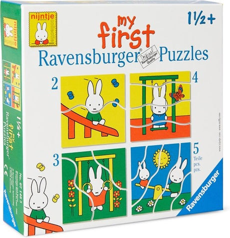 Ravensburger Miffy meine ersten Puzzles -2+3+4+5 Teile - Kinderpuzzle