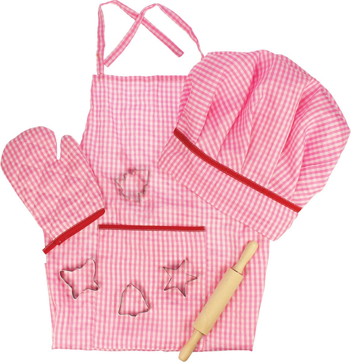 Bigjigs Spielzeug - Kochkleidung für Kinder 'Rosa'