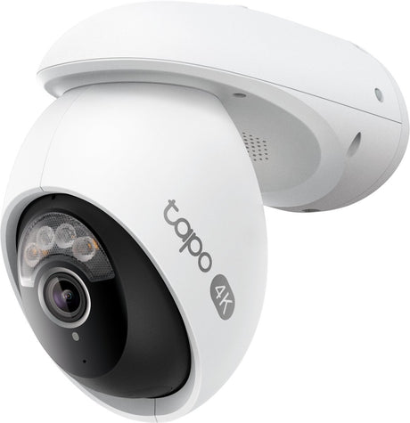 Tp-Link Tapo C560WS Outdoor-Überwachungskamera – 4K 8 MP – IP66 – Schwenk-Neigefunktion – KI-Erkennung