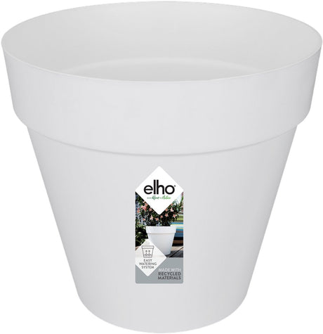 Elho loft urban rond 25 - bloempot voor buiten - ø 24.5 x h 22.0 cm - wit