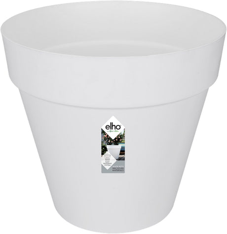 Elho loft urban rond 60 - grote bloempot voor buiten - waterreservoir - 100% gerecycled plastic - ø 58.0 x h 54.0 cm - wit