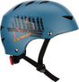Nijdam skate helm - sidewalk sentinel - blauw zwart - l