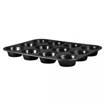 Berlinger Haus Black Rose Collection – Muffin-Backform – 12 Muffins – Granitbeschichtung