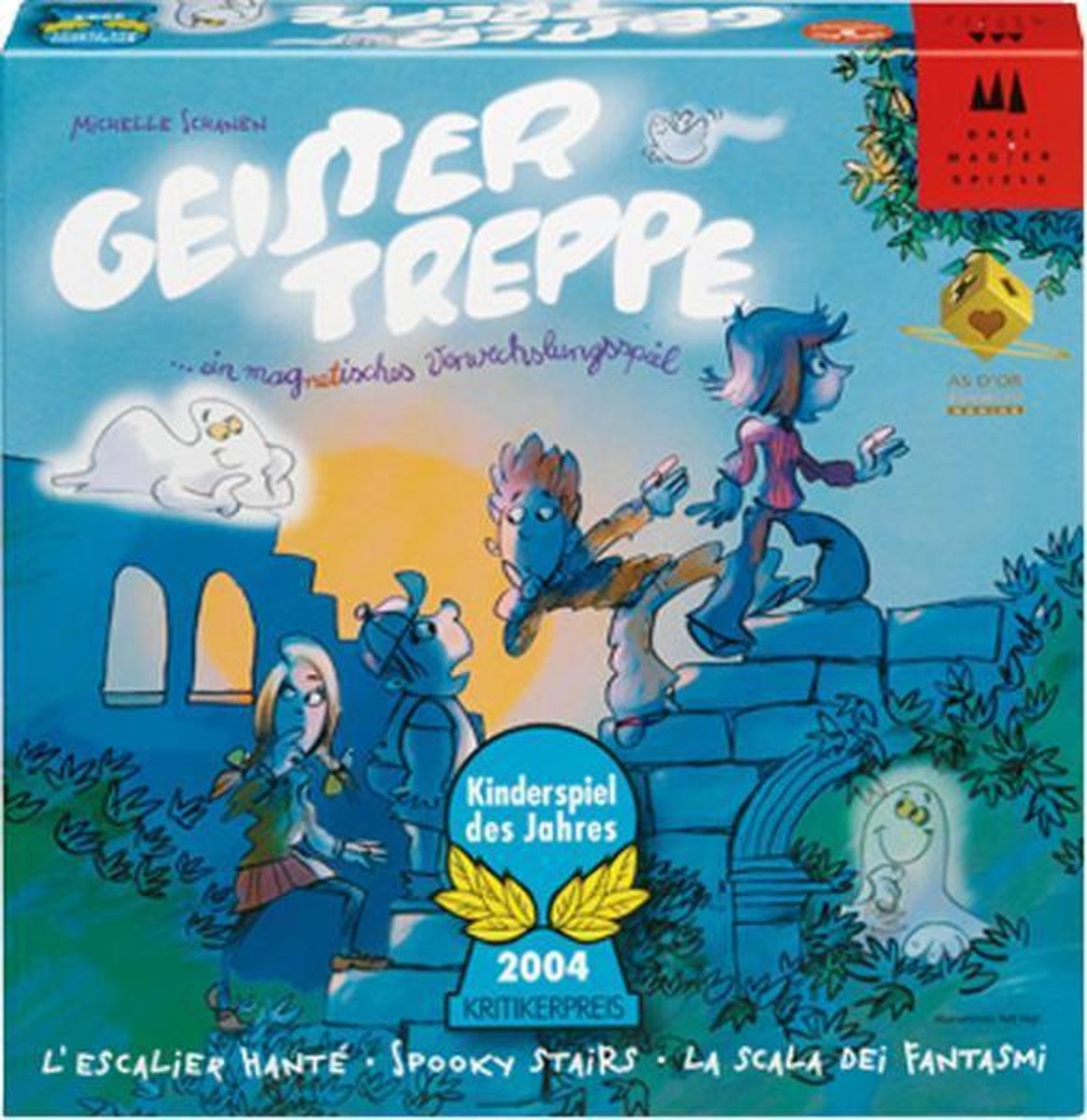 Drei Zauberer spielen Geisterfalle – Brettspiel