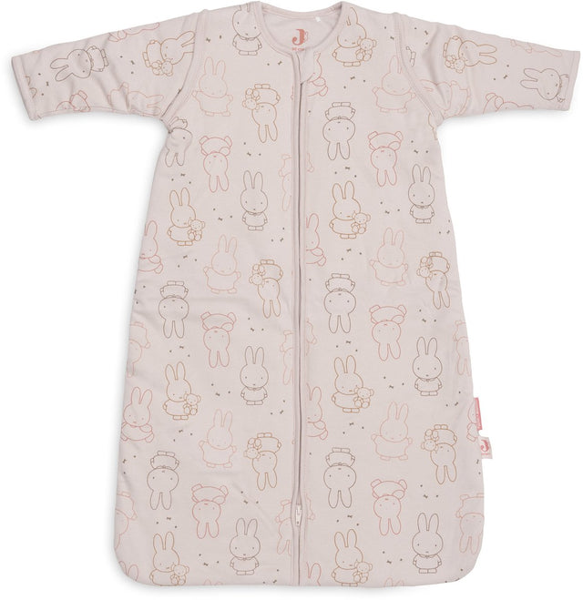 Jollein schlafsack mit abnehmbaren ärmeln 90cm miffy moments - silk rose