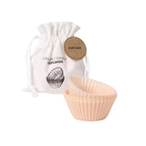 Senza Cupcake-Backformen-Set Silikon rosa