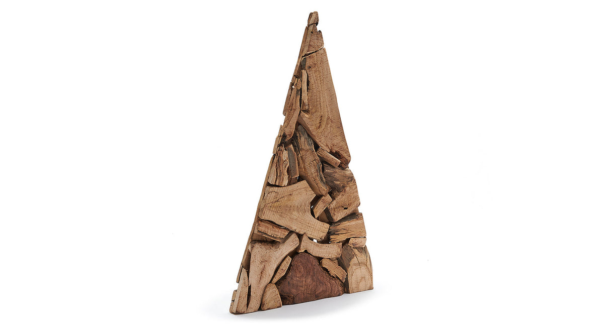 Wooden pine tree 45x80cm