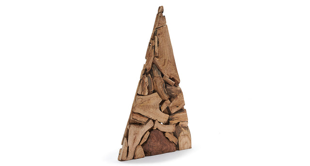 Wooden pine tree 45x80cm