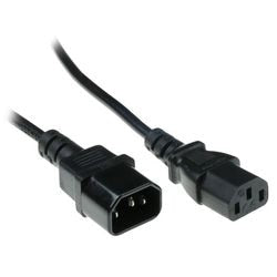 Voedingskabel act ak5165 0,9 m c14- c13 zwart