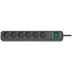 Steckdosenleiste Brennerstuhl Eco-Line BN3318 6 Steckdosen schwarz