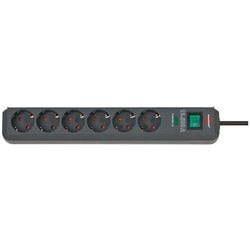 Brennerstuhl Steckdosenleiste | 6 Löcher | 34cm | 1,5m | Anthrazit | 1159710 - 1159710