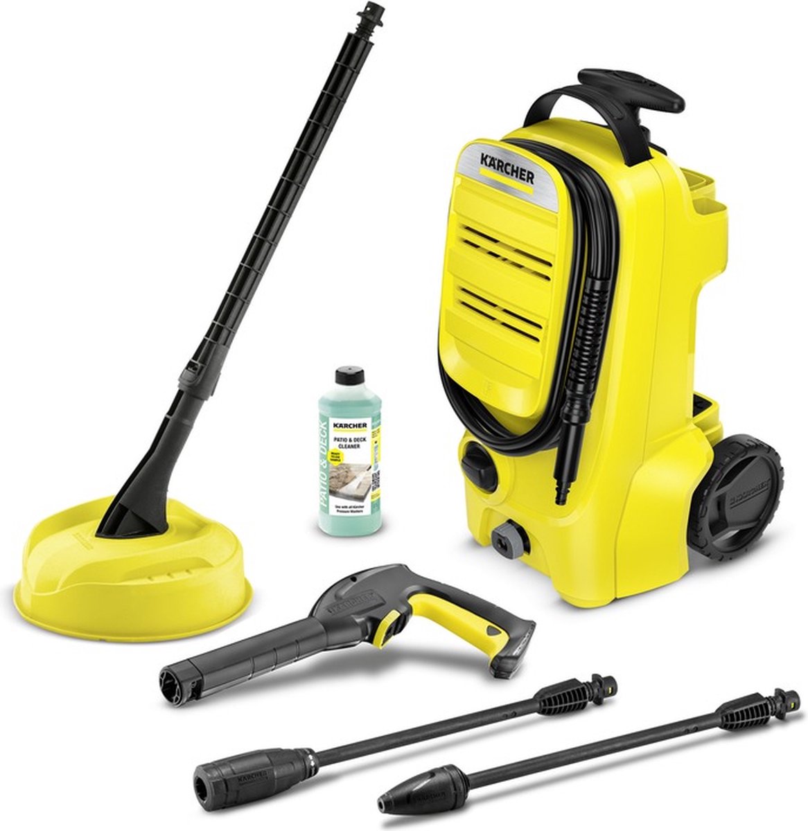 Kärcher k3 compact home hogedrukreiniger - 1600 w - 120 bar - 25 m² h - met home kit