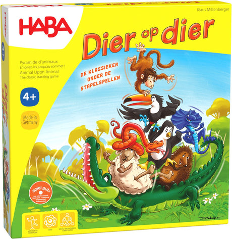 Haba Wildtier auf Tier | Spiel für Kinder