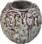 Hd collection vaas vogels aardewerk 22x22x19.5cm