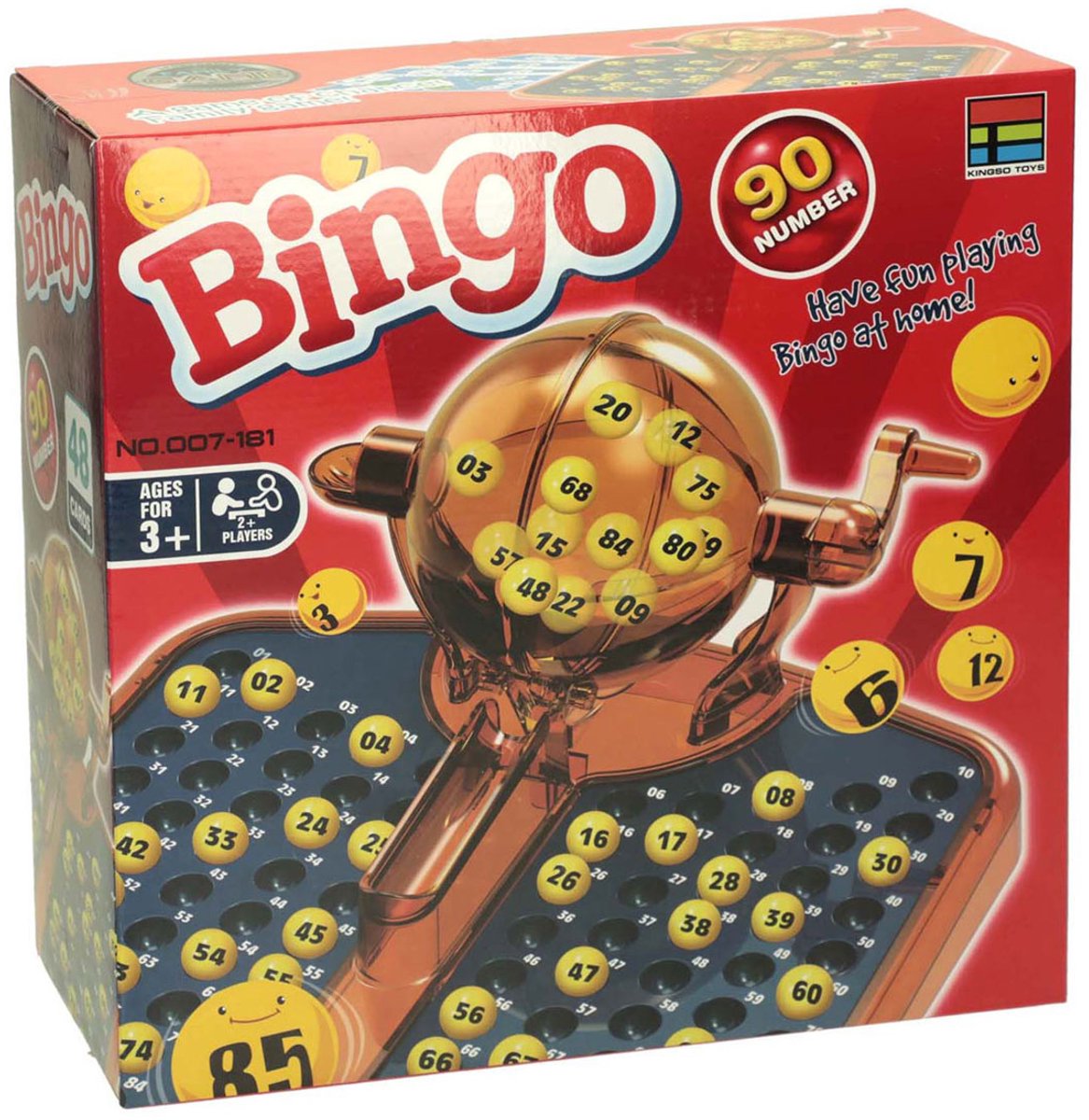 Bingo-Rolle mit Karten