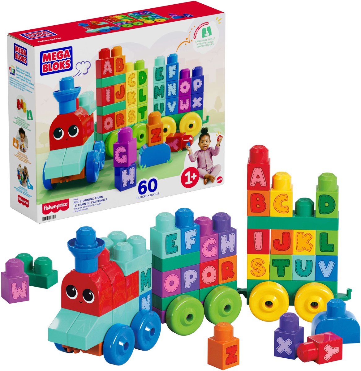 Mega Bloks ABC-Alphabet-Zug