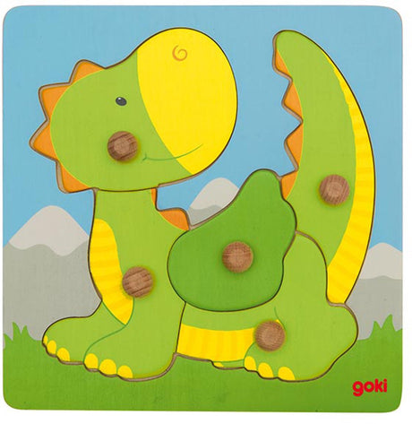 Goki Holz-Studenpuzzle Drache, 5-tlg.
