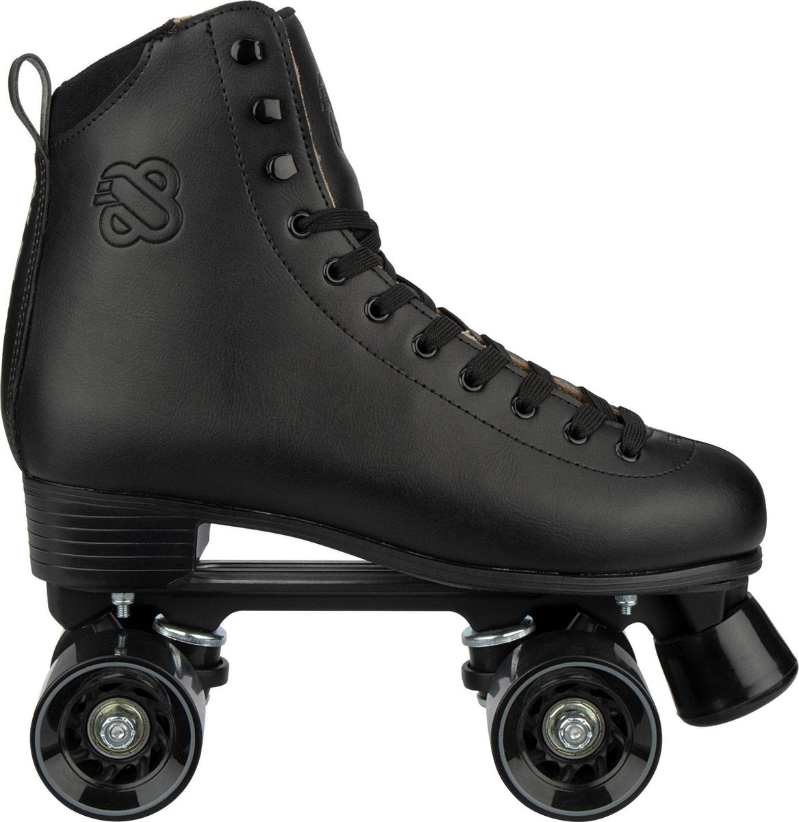Nijdam rolschaatsen leer - ramblin' roller - zwart - maat 38