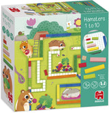 Jumbo-Goula-Hamster, 1 bis 10 lehrreiche Spiele