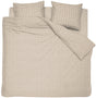 Cinderella dekbedovertrek carre flanel - naturel - 200x220